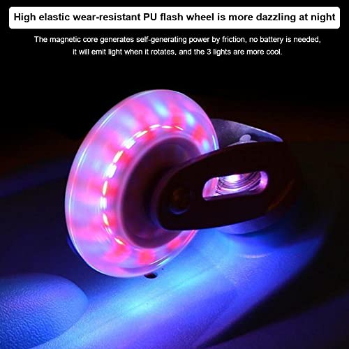 XUDREZ Junior Caster Board Skateboard with Illuminating Wheels - Variation J