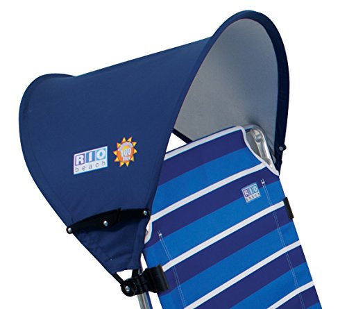 Rio Beach MyCanopy Personal Sun Shade Clip-On for Beach Chairs - Navy