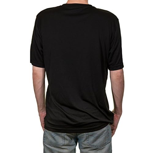 NHL Mens Loose Fit Performance Rashguard Wicking Short Sleeve Shirt