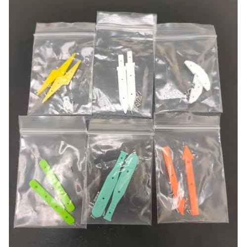 Fingerboard Board Rails 6 Sets -Deck Rail for Mini Finger Skateboard Deck Decorating