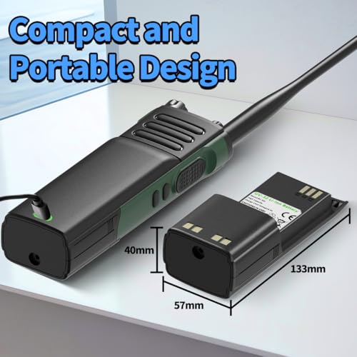 1PCS 3800mAh High-Capacity Rechargeable Battery for BAOFENG UV-32 DM-32 GM32 Walkie Talkies
