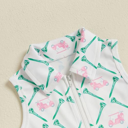 Toddler Girls Back to School Polo Dress - 5-6 Years White Variation