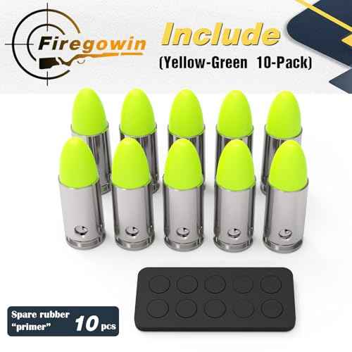 Pro Dummy Rounds Snap Caps-Reusable 9mm&12GA Training Rounds for Safe Dry Fire Practice, Durable with Secure Primer Design, Multiple Color Options