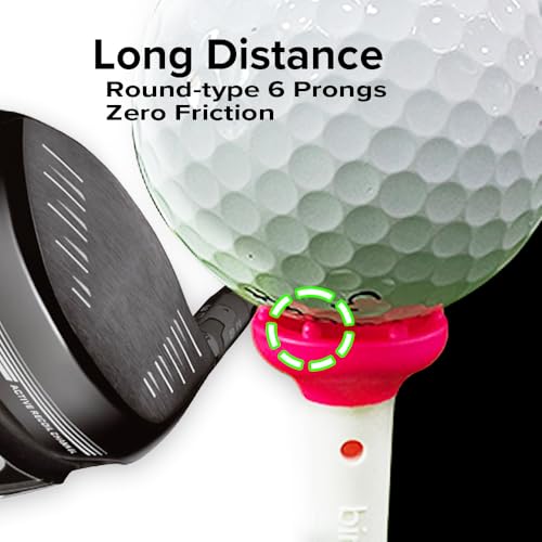 Big Easy Golf Tees with Magnetic Keeper & Adjustable Height - Variation 15