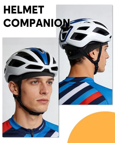 3-Pack Breathable Skull Cap Helmet Liners for Men - Black Blue Grey