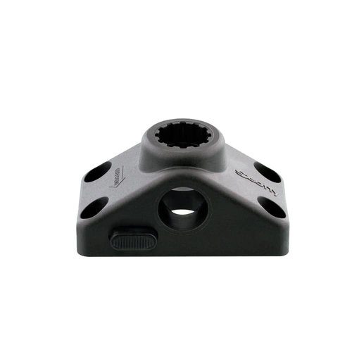 Scotty #241L-BK Locking Side Deck Mounting Bracket, Black, Small