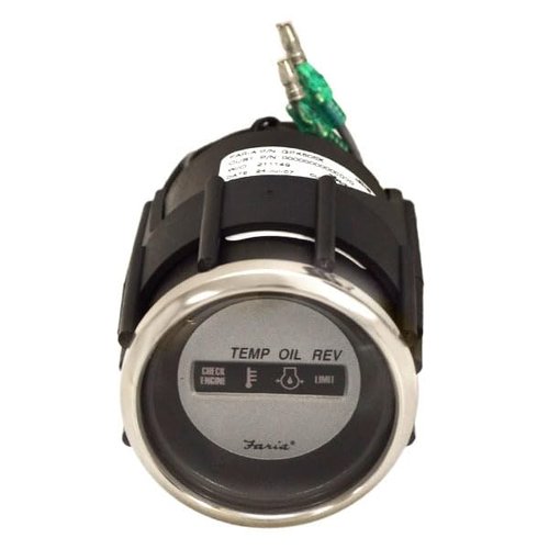 Faria Boat Systems Check Gauge GPK605X | Suzuki Silver | 2 Inch