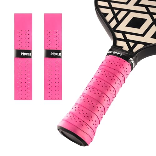 Pickleball Paddle Grip Tape - Pink Overgrip for Improved Control & Comfort