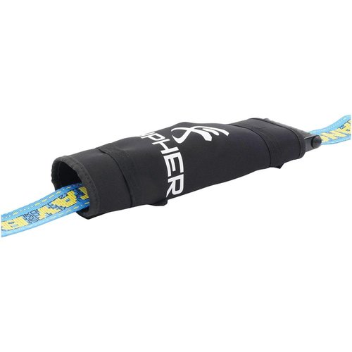 Cypher Slackline Trickster Kit, 2 Inch Wide Webbing, 49ft / 15m Length with Ergonomic Retchet, Tree Protection and Padded Ratchet Covers