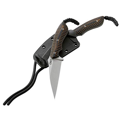 CRKT S.P.E.W. Fixed Blade Knife Satin Blade G10 Handle with Sheath - Green