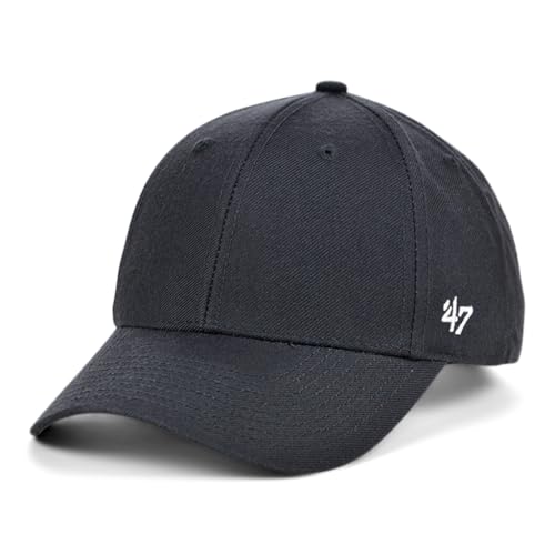 47 Classic Baseball Cap - Adjustable Plain Dad Hat for Men and Women