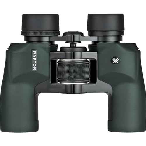 Vortex Optics Raptor Porro Prism Binoculars - Compact, Rubber Armor, Waterproof, Fogproof, Shockproof - Unlimited, Unconditional Warranty
