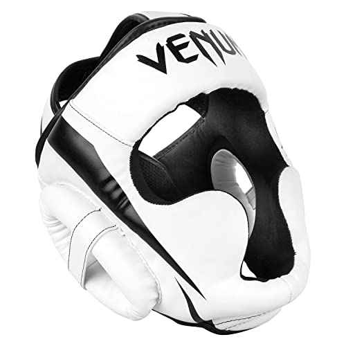 Venum Elite Headgear-White/Black - OneSize