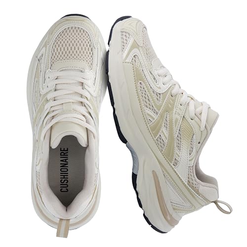 Women's Casual Cushionaire Sonic Walking Sneakers - Natural Variation