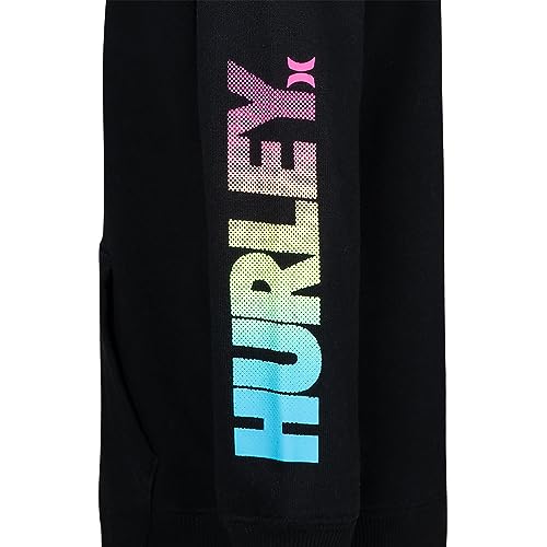 Hurley Boys' Graphic Pullover Hoodie - Black/Multi, Size 6