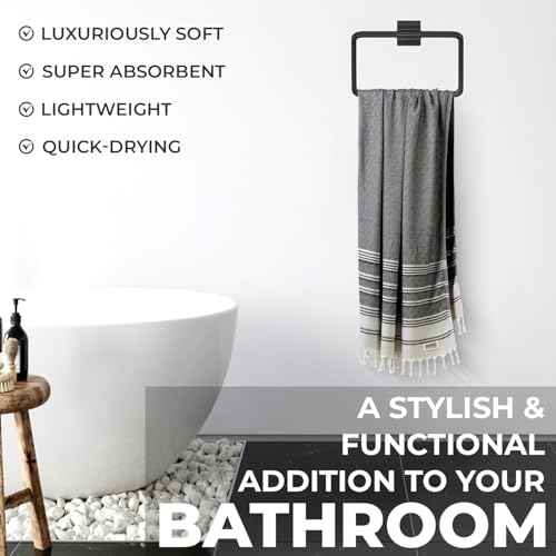 DEMMEX Organic Diamond Turkish Bath & Beach Towel - 100% Oeko-TEX Certified Cotton - Ultra-Soft, Quick-Dry, Lightweight, Compact Luxury Peshtemal Towel, Prewashed, Oversized, 71"x36", White