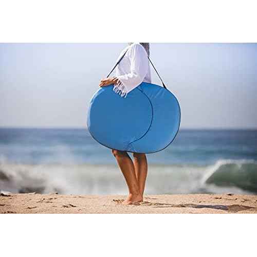 PICNIC TIME Oniva Portable Reclining Stadium Seat with Back Support, Folding Bleacher Chairs with Back and Cushion, Thick Padded Bench Seat and Armrest, Includes Six Backrest Positions