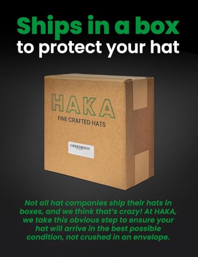 HAKA Mountains & Trees Hat | Outdoor Trucker Mesh Snapback Baseball Cap - Black
