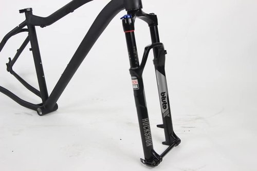 Motobecane Fat Bike Boris FS Aluminum Frame Set with RS Bluto Suspension Fork - for 26 Inch Wheels (X Large for Riders 6'3 to 6'7" Tall)