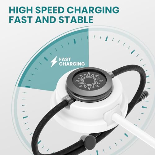 Fast Charging USB Cable with Anti-Slip Base for Smart Bracelets