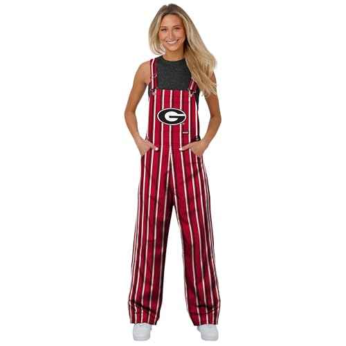 FOCO NCAA womens Ncaa College Team Logo Sideline Spirit Bib Overalls