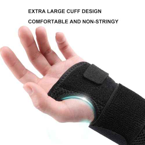 Carpal Tunnel Wrist Brace Night Support with Splints Left Hand, Hand Brace for Arthritis, Tendonitis, Sprain, Injuries, Wrist Pain Relief, Adjustable and Breathable