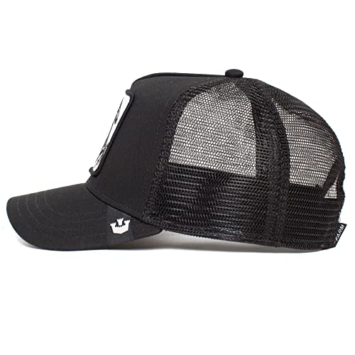 Unisex Adjustable Snapback Trucker Hat - Black, One Size