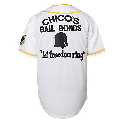 Men's Bad News Bears Baseball Jersey 3X-Large White 1976 Sports Fan Shirt