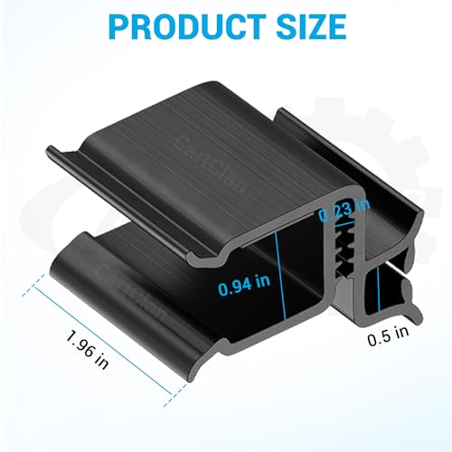 Club Car DS 1982+ Windshield Retaining Clips Kit - Black, Fit 1982-Up Models