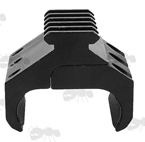 Gotical Tactical Double Barrel Shotgun Mount w/ 5 Slot 20/21 Picatinny Rail, Shotgun Accessories for Laser Sight Flashlight Light Mount (1 Piece)
