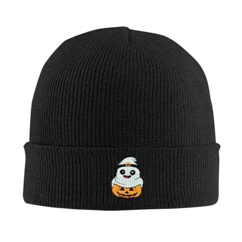Rose Embroidered Beanie Cap Soft Knit Hat for Women Men Chemo Sleep