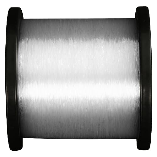 Force Monofilament Fishing Line - Heavy Duty Clear Nylon Leader Line 0.20mm 6lb 1000yd ICE Variation