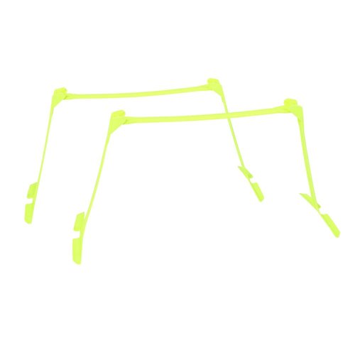 Akozon Speed Training Hurdles, 2pcs Football Soccer Aids Adjustable Multipurpose portable hurdle for Yellow Hurdle Set (2pcs)