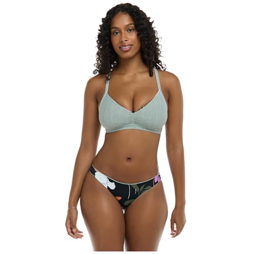 Body Glove Womens Drew D, Dd, E, F Cup Bikini Top Swimsuit with Adjustable 2-Way Back Detail