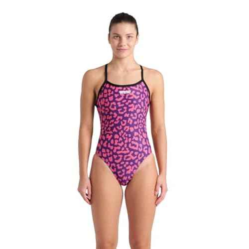 ARENA Women's Performance Leopard Skin Limited Edition Challenge Back Swimsuit