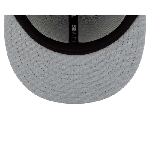 New Era NBA Men's 9Fifty Snapback Cap - New York Yankees Gray, 7 3/8
