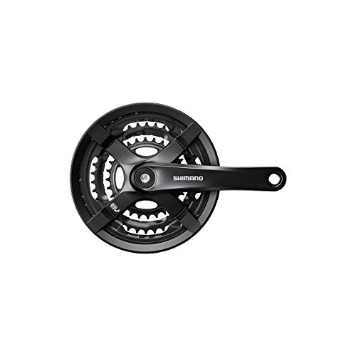 Shim CKST Tourney 170mm 28/38/48T Mountain Bike Crankset with Chainguard