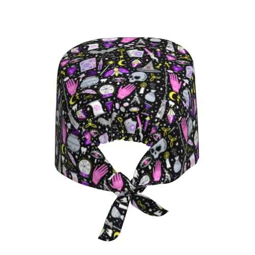 LGBT Pride Transgender Pride Breathable Scrub Hat for Nurses & Doctors Adjustable Working Cap with Moisture-Wicking Fabric