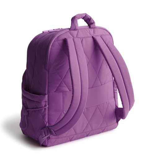 Vera Bradley Women's Large Bancroft Backpack-Featherweight, Iris Orchid, One Size