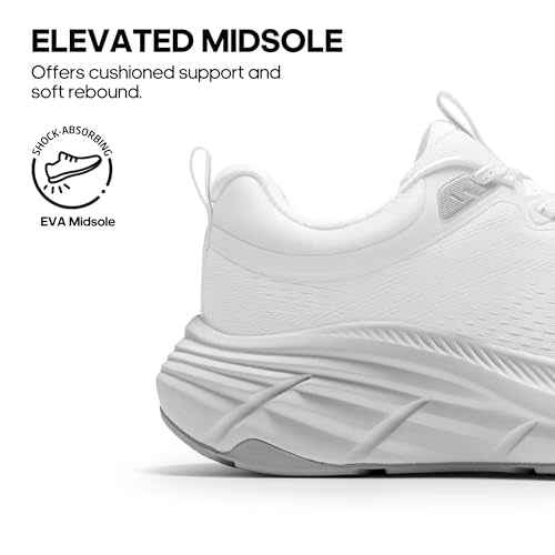 NORTIV 8 Women's Walking Shoes Cushion Comfortable ActiveBreeze Running Tennis Shoes Non-Slip Workout Gym Sports Athletic Breathable Fashion Sneakers
