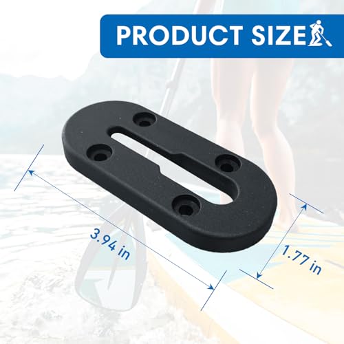 4 Inch Kayak Track Rail with 2 Pieces All-Season Mounting Hardware