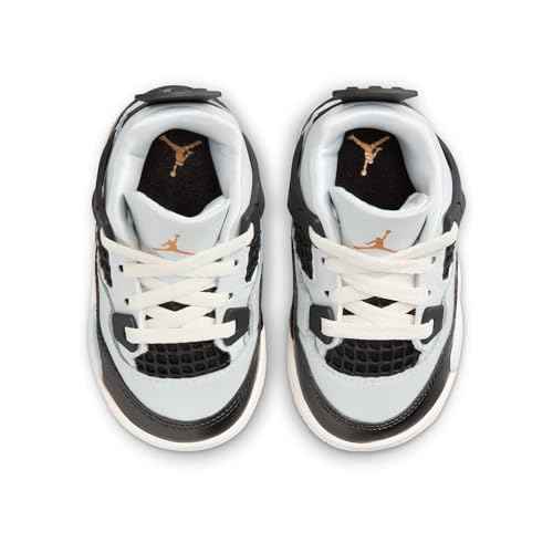 Jordan Toddler's 4 Retro Pure Platinum/Metallic Gold (FZ8584 070)
