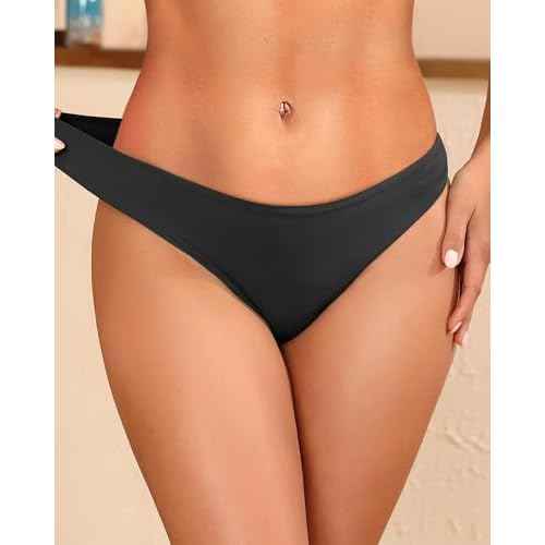 Tempt Me Women Low Rise Bikini Bottoms - Moderate Coverage Bathing Suit Bottoms Low Waisted Swimsuit Bottoms Brief 2025