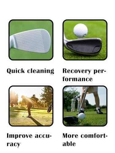 Golf Groove Sharpener for U & V-Grooves - Red - Club Maintenance Tool