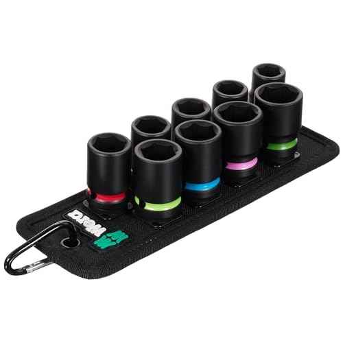 Wera 5004580001 Belt C Impaktor 1 Socket set, 1/2" drive, 9 pieces