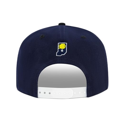 NBA Team Logo Snapback Baseball Cap Hat - Indiana Pacers, One Size, Team Colors