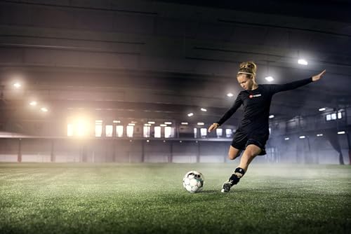 G-Form Pro-S Blade Soccer Shin Guards Adult X-Large Black Gold - Impact Protection