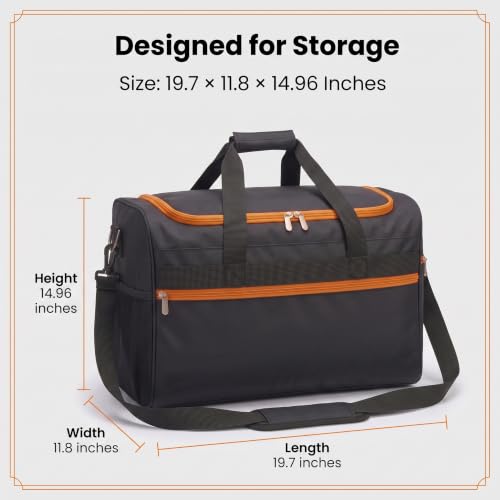 Heavy-Duty Football Bag Holds 6 Official Size Footballs with Pockets and Adjustable Strap