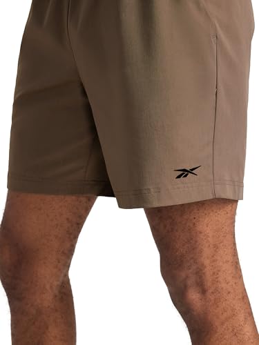 Reebok Men’s Pro Training 7” Shorts - Large Black Athletic Workout Shorts