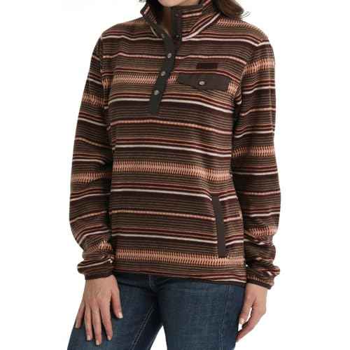Cinch Women's Print Polar Fleece Pullover